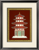 Pagodas II Prints by Chariklia Zarris
