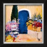La Porte Bleue Posters by Anne-marie Grossi