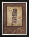 Tower of Pisa Posters by Stephanie Marrott