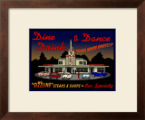 Stans Night Diner Framed Giclee Print