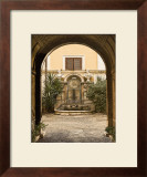 Courtyard Clock Print by Kenneth Gregg