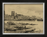 Riverside Estate I Poster by Albert Robida