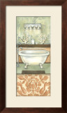 Damask Bath I Posters by Laura Nathan