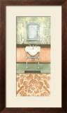 Damask Bath II Prints by Laura Nathan