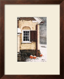 Pumpkins in the Snow Poster by David Doss