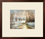 Winter Twilight Posters by Helmut Glassl