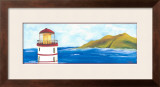 Lighthouse and Sea I Art by Evol Lo