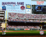 Target Field 2010 Inaugural Game 1st Pitch Photographie