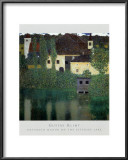 Unterach Manor on the Attersee Lake, Austria Posters by Gustav Klimt