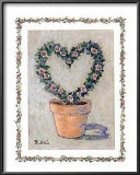 Heart Topiary Prints by Barbara Norris