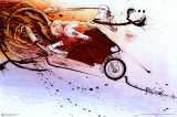 Hunter on Ducati Poster von Ralph Steadman