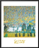 Mountain slope at Unterach Prints by Gustav Klimt