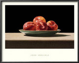 Plums on Celadon Prints by John Arbuckle
