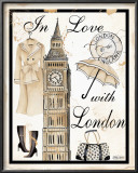 In Love with London Posters by Kathy Hatch