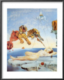 Dream Caused by the Flight of a Bee around a Pomegranate, c. 1944 Posters by Salvador Dalí