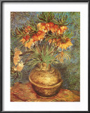 Crown Imperial Fritillaries in a Copper Vase, c.1886 Prints by Vincent van Gogh