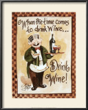 Drink Wine! Prints by Jerianne Van Dijk