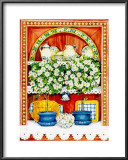 Blossoming Kitchen II Art by Jean-Pierre Delyle