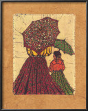 Red Parasol Prints by Lydia Dillon-Sutton