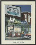 Saturday Night Poster by Steve Zazenski