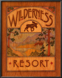 Wilderness Resort Print by Beth Logan