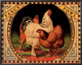 Fancy Fowl Prints by Miles Graff