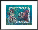 Three Banded Butterfly Posters by Sue Duda