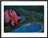 Bridge over the Seine Posters by Marc Chagall