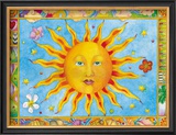 Sun and Moon Framed Giclee Print by Cora Yee
