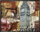 Tour London Prints by Eric Yang