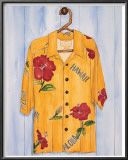 Hawaiian Shirt, Hibiscus Poster by Mary Spears