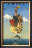 Chile by SAS, Scandinavian Airline System, c.1951 Framed Giclee Print by De Ambrogio 