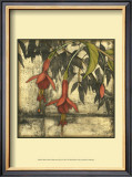 Mini Fuchsia and Silhouette III Posters by Jennifer Goldberger