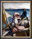 Afternoon Sea Breeze Print by Albert Edelfelt