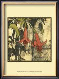 Mini Fuchsia and Silhouette IV Prints by Jennifer Goldberger