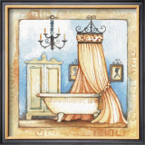 Bath In Blue I Posters by Diane Knott