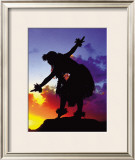 Red Sunset Framed Giclee Print by Ronald Laes