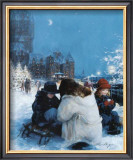 Winter Pleasure Art by Lise Auger
