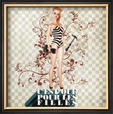 C'Est Que Pour les Filles (Only for Girls) Poster by Florence Weiser