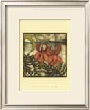 Mini Fuchsia and Silhouette II Poster by Jennifer Goldberger