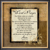 The Lord's Prayer Print by Jennifer Pugh