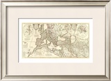 Theatrum Historicum, c.1705 Framed Giclee Print by Guillaume De Lisle