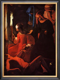St Sebastien Soigne Par Ire`ne Posters by Georges de La Tour