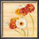 Dancing Gerberas Prints by Danhui Nai