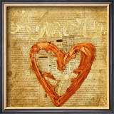 Coeur Amore Prints by Roberta Ricchini