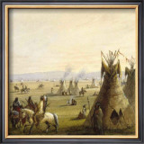 Indian Camps Prints by Alfred Jacob Miller