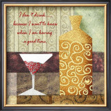 Shaken Not Stirred Prints by Jill Barton