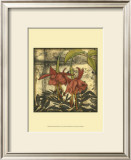 Mini Fuchsia and Silhouette I Prints by Jennifer Goldberger