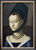 Portrait de Jeune Femme Prints by Petrus Christus