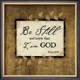 Be Still Poster by Jennifer Pugh